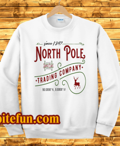 North Pole Christmas Sweatshirt