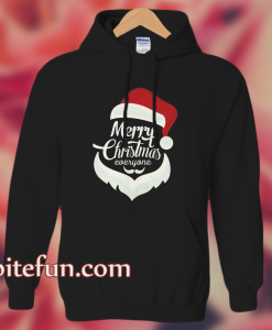 Santa style Merry Christmas Hoodie