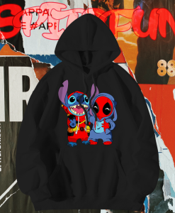 Deadpool And Stitch Hoodie TPKJ1