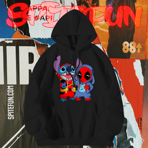 Deadpool And Stitch Hoodie TPKJ1