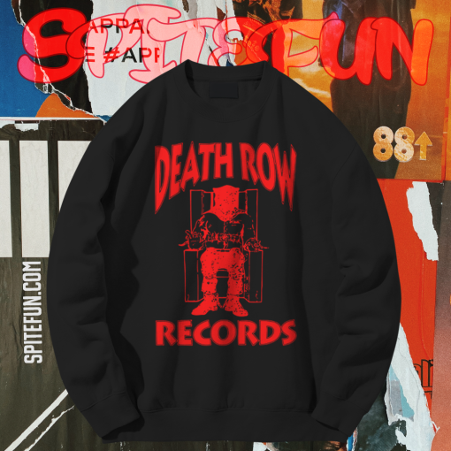 Death Row Records Sweatshirt TPKJ1