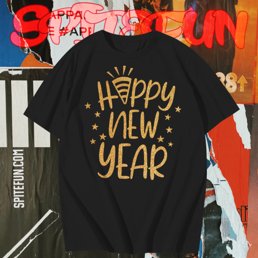 Happy New Year T Shirt TPKJ1