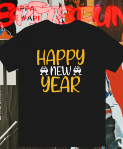 Happy New Year T-shirt TPKJ1