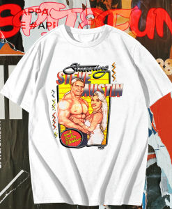 Steve Austin and Lady Blossom Ultra rare WCW T Shirt TPKJ1
