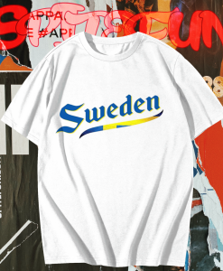 Sweden Script World Cup 2022 T Shirt TPKJ1
