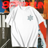 Teal Snowflake T Shirt TPKJ1