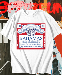 Bahamas King Of Beaches Budweiser Summer T Shirt TPKJ1