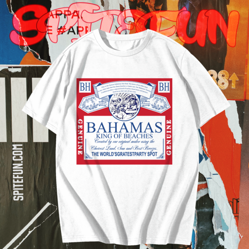 Bahamas King Of Beaches Budweiser Summer T Shirt TPKJ1