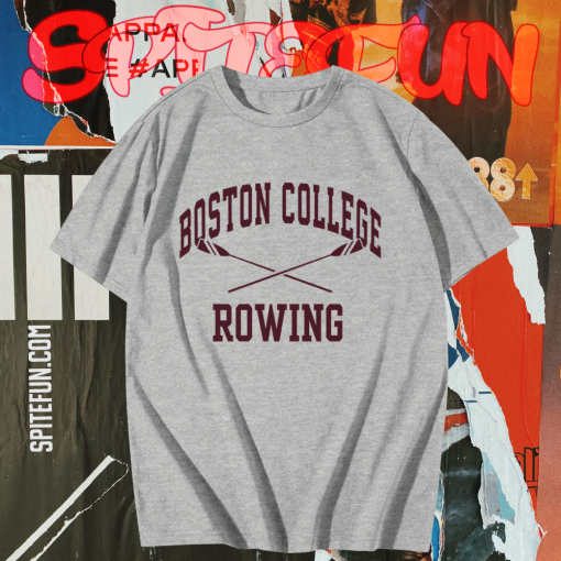 Boston College Rowing Jack Ryan T shirt TPKJ1