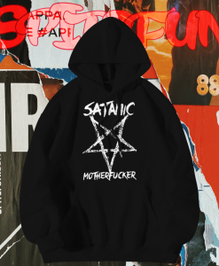 Satanic Motherfucker Back Hoodie TPKJ1