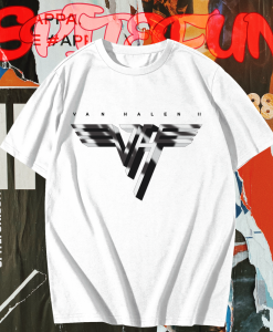 Van Halen Band Space Logo White T Shirt TPKJ1