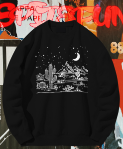 Desert starry night Sweatshirt TPKJ1