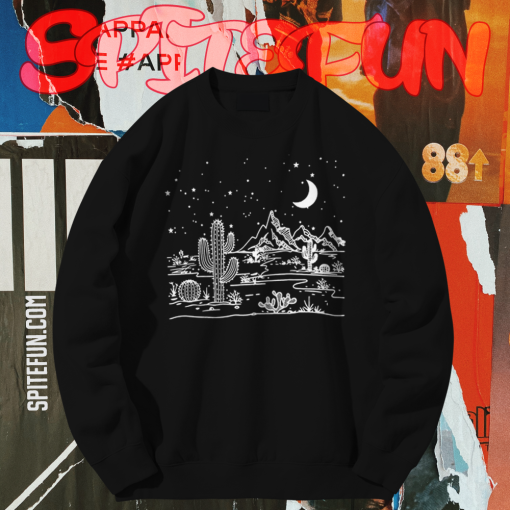 Desert starry night Sweatshirt TPKJ1