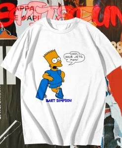 Cool Your Jets Man Bart Simpson T-Shirt TPKJ1