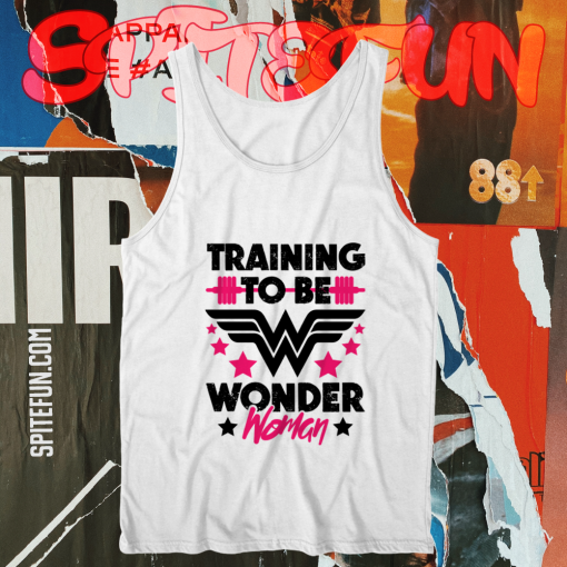 TRAINING TO BE WONDER Woman TANK TOP TPKJ1