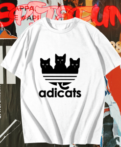 Adicats funny casual t shirt TPKJ1