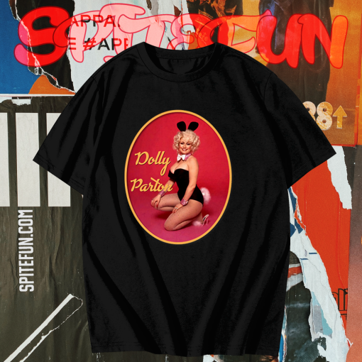 Dolly Parton Playboy Bunny Foto Poster T shirt TPKJ1