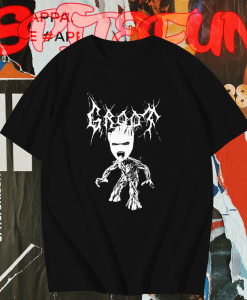 Groot Death Metal T-Shirt TPKJ1