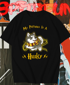 Harry Potter My Patronus Is A Husky T-Shirt TPKJ1