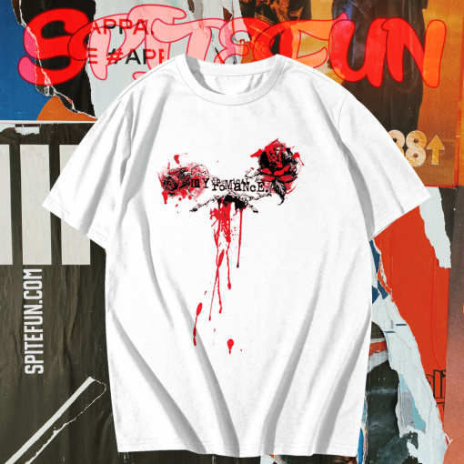 My Chemical Romance Rose Blood T-Shirt TPKJ1