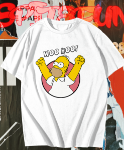 The Simpsons Homer Woo Hoo T-Shirt TPKJ1