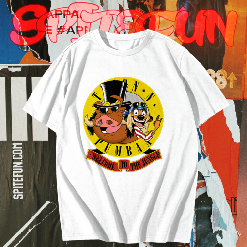 Welcome To The Jungle Timon and Pumba T-shirt TPKJ1