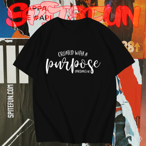 Created with a Purpose TSHIRT TPKJ1