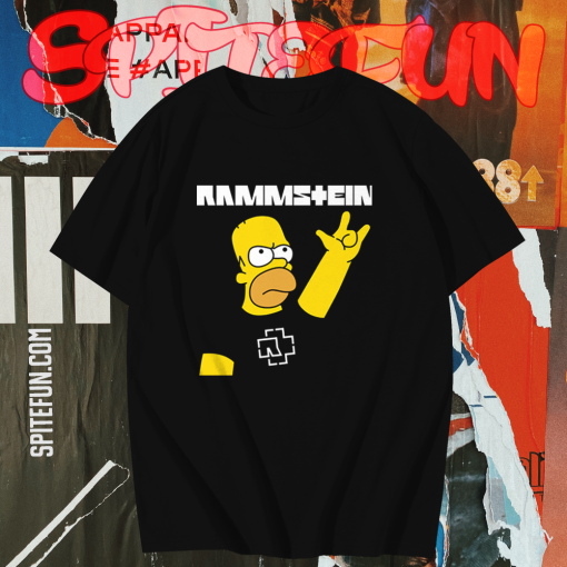 Rammstein Homer Simpson T Shirt TPKJ1