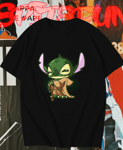 Stitch Yoda T Shirt TPKJ1