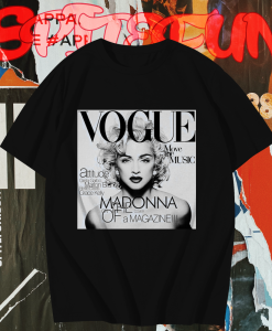 Unisex 80'S Madonna Vogue Short Sleeve T-Shirt TPKJ1