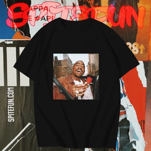 Tupac Rose T-Shirt TPKJ1