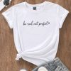 Slogan & Heart Print Tee