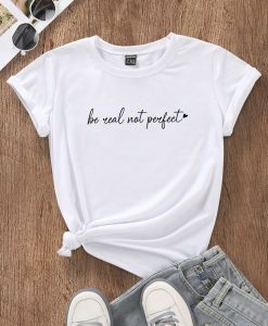 Slogan & Heart Print Tee