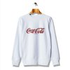 Awesome Cheap White Coca-Cola Vintage Sweatshirt