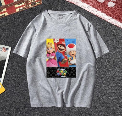 The Super Mario Bros Movie Mushroom Kingdom Trio Panels T-Shirt