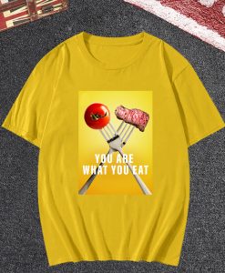 You Are What You Eat Twin Experiment T Shirt