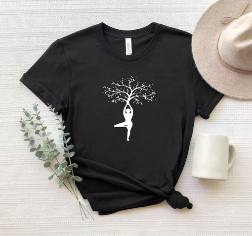 Yoga Namaste Tree T-Shirt AL