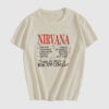 NIRVANA tour spot T-shirt