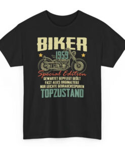 65 Years 1959 Biker Motorcycle Retro Tshirt