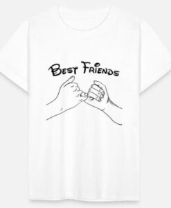 Best Friends Hand den kleinen Finger T-Shirt thd